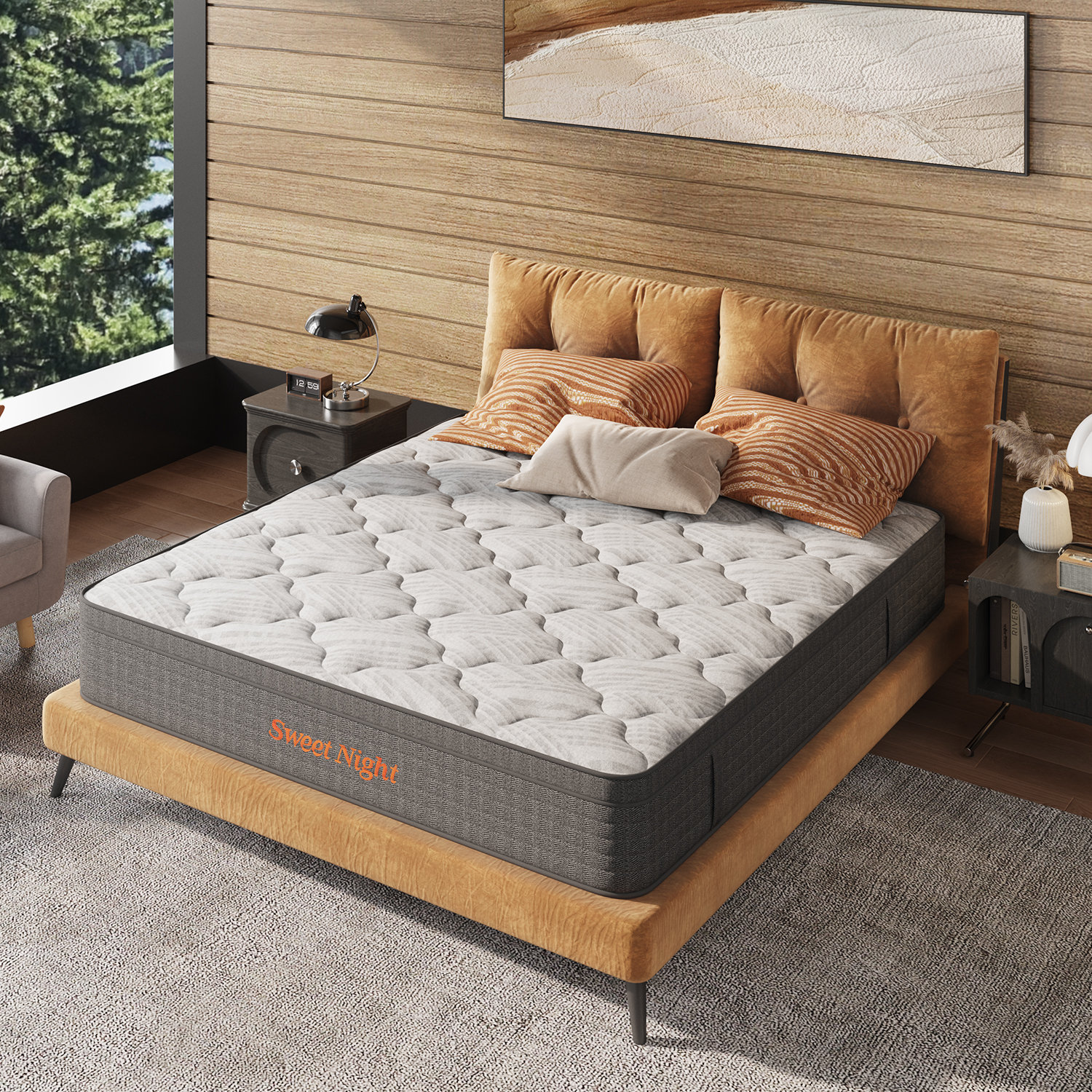 Gel memory foam hybrid mattress hotsell